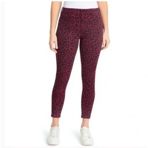 Anthropology Social standard by sanctuary, purple leopard pants